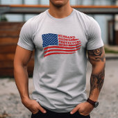 Husband Dad Protector Hero T-shirt