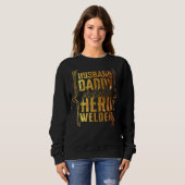 Husband Dad Protector Hero Welder Tie Dye Golden Trui (Voorkant volledig)