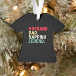 Husband dad schilderende legende grappige retro ke ornament