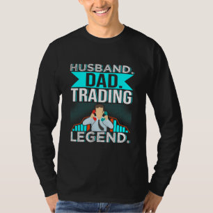 Husband Dad Trading Legend Stock Forex Crypto T-shirt