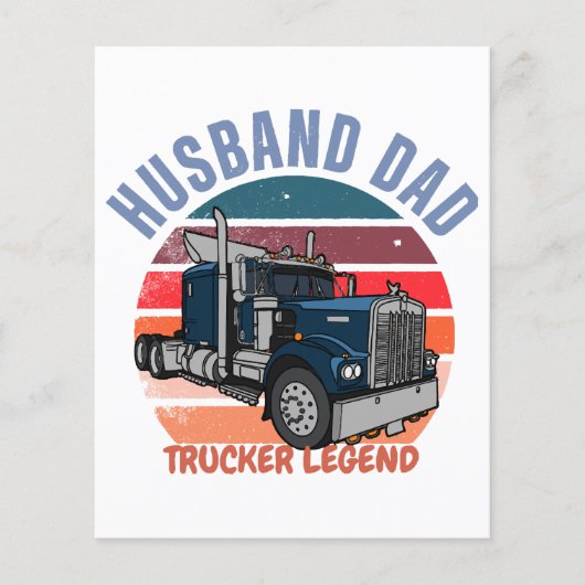 Husband Dad Trucker Legend (Voorkant)