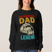 Husband Dad Trucker Legend Trui (Voorkant)