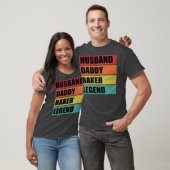 Husband Daddy Baker Legend Retro Father's Day  T-shirt (Unisex)