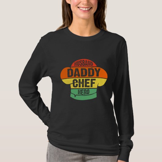 Husband Daddy Chef Hero T Shirt (Voorkant)