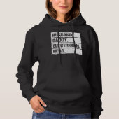 Husband Daddy Electrician Hero Lineman Electrical  Hoodie (Voorkant)