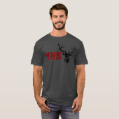 Husband DEER YES Beste jagers Pun Happy Wife T-shirt (Voorkant volledig)