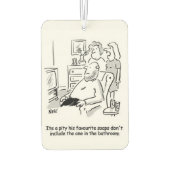 Husband die op tv zepen kijkt. Opmerkingen over vr Luchtverfrisser (Achterkant)