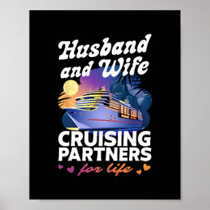 Husband En Vrouw Cruise Shirt 2026 Matching Koppel Poster