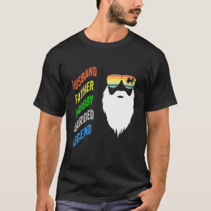Husband Father Chubby Bearded Legend T-shirt
