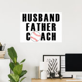 Husband Father Coach Poster