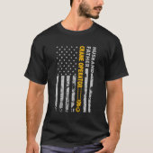 Husband Father Crane Operator Verenigde Staten Vla T-shirt (Voorkant)