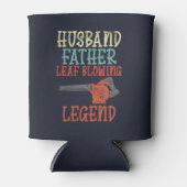 Husband Father Leaf Blower Legend Blikjeskoeler (Voorkant)
