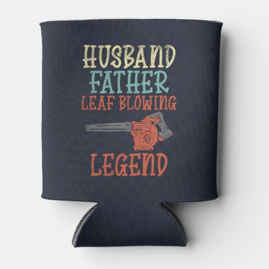 Husband Father Leaf Blower Legend Blikjeskoeler (Voorkant)