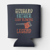 Husband Father Leaf Blower Legend Blikjeskoeler (Achterkant)