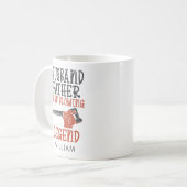 Husband Father Leaf Blower Legend Gardener Dad Koffiemok (Voorkant links)