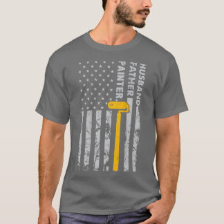 Husband Father Painter  American for Paint T-shirt
