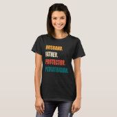 Husband Father Protector Pediatrician T-shirt (Voorkant volledig)