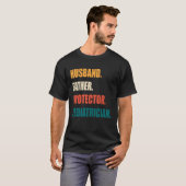 Husband Father Protector Pediatrician T-shirt (Voorkant volledig)