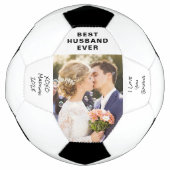 Husband foto gepersonaliseerd voetbal (Voorkant)