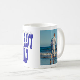Husband Foto met blauwe tekst Koffiemok