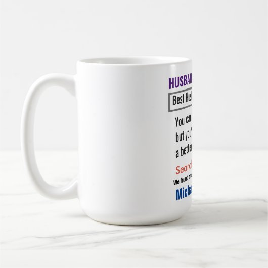 Husband Funny Search Gift Mok (Links)