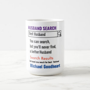 Husband Funny Search Gift Mok
