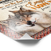 Husband Gift | Brief aan mijn man van de vrouw Foto Afdruk (Hoek)