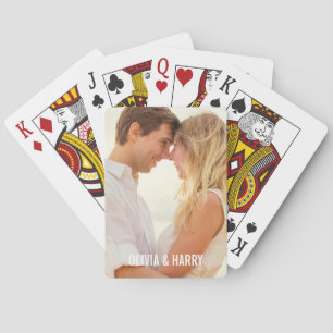 Husband Gift Custom Photo Pokerkaarten