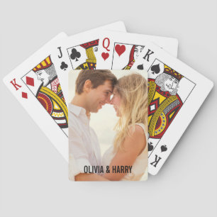 Husband Gift Custom Photo Pokerkaarten