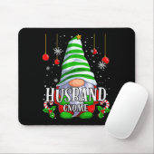 Husband Gnome Christmas Pajamas Matching Family Gr Muismat (Met muis)