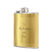 Husband Gold Flask Heupfles (Links)