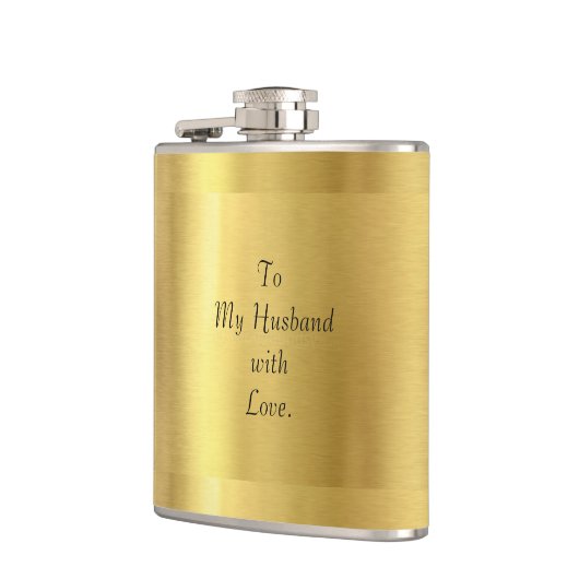 Husband Gold Flask Heupfles (Links)
