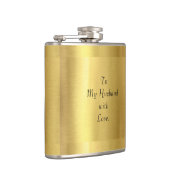 Husband Gold Flask Heupfles (Rechts)