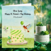 Husband Happy St Patricks Day Birthday Kaart