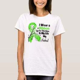 Husband Hero in My Life Lymphoma Ribbon T-shirt