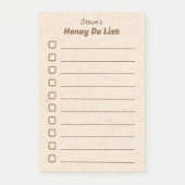Husband Honey Do List Post-it® Notes (Voorkant)