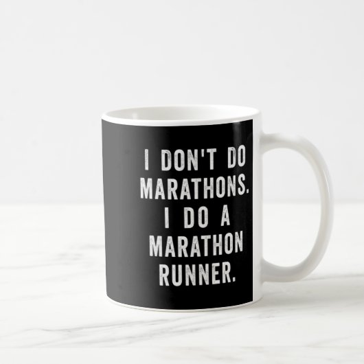 Husband I Dont Do Marathons I Do A Marathon Runne Koffiemok (Rechts)