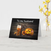 HUSBAND "IK WIL ALLEEN MET JULLIE CELEBRATEN" KAART (Gele Bloem)