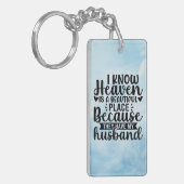 Husband In Heaven Keychain (Voorkant Links)