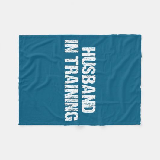 Husband In Training Fleece Deken (Voorkant (Horizontaal))