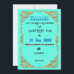 Husband Invitation Kaart<br><div class="desc">Dit is voor de verjaardag van zijn man.</div>