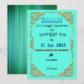 Husband Invitation Kaart (Voorkant / Achterkant)