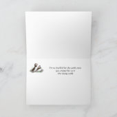 Husband Jubileum - Puffin Humor Kaart (Binnen)