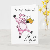 **HUSBAND** KLAAR VOOR CELEBRAAT **BIEDDAG** KAART (Gele Bloem)