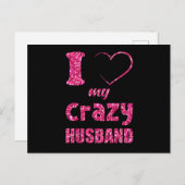 Husband Love Briefkaart (Voorkant / Achterkant)