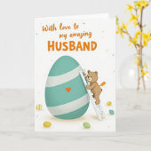 Husband Love Celebration Card Kaart (Gele Bloem)