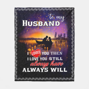Husband Lovers Voor mijn man hield ik van jou Fleece Deken