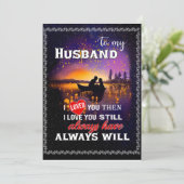 Husband Lovers | Voor mijn man hield ik van jou Kaart (Staand voorkant)