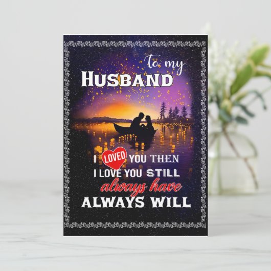 Husband Lovers | Voor mijn man hield ik van jou Kaart (Staand voorkant)