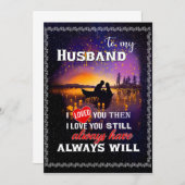 Husband Lovers | Voor mijn man hield ik van jou Kaart (Voorkant / Achterkant)